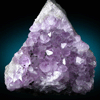 Quartz var. Amethyst with Hematite from Upper New Street Quarry, Paterson, Passaic County, New Jersey