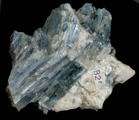 Kyanite in Quartz from Judd's Bridge, Washington, Litchfield County, Connecticut