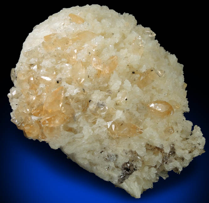 Barite with Calcite from Elmwood Mine, Carthage, Smith County, Tennessee