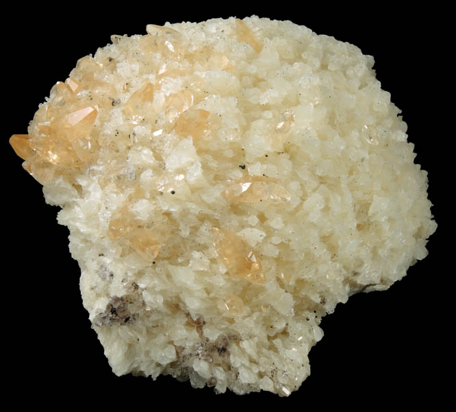 Barite with Calcite from Elmwood Mine, Carthage, Smith County, Tennessee