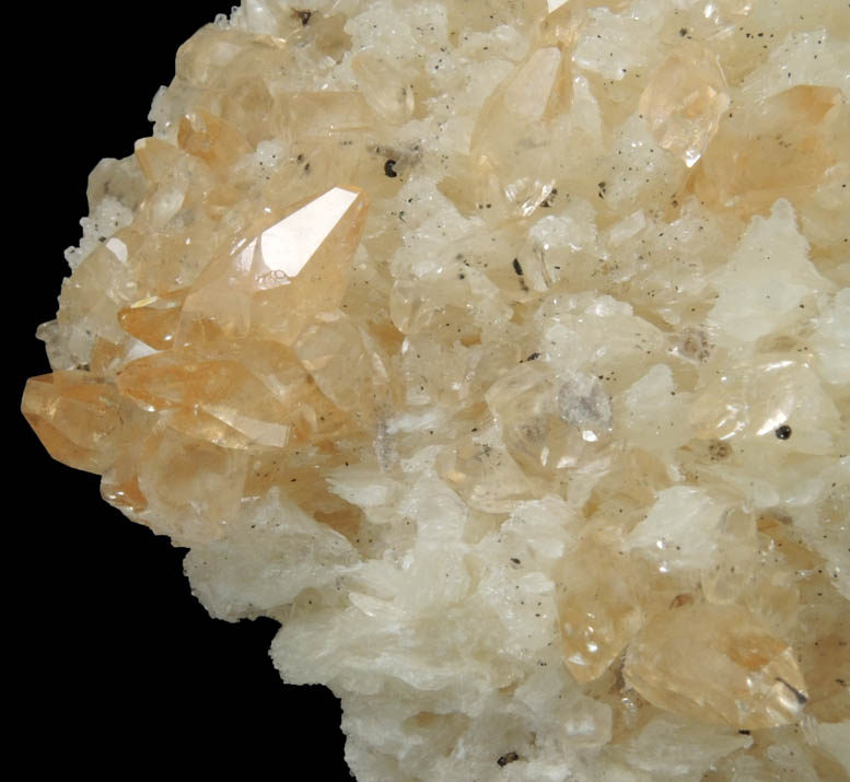 Barite with Calcite from Elmwood Mine, Carthage, Smith County, Tennessee