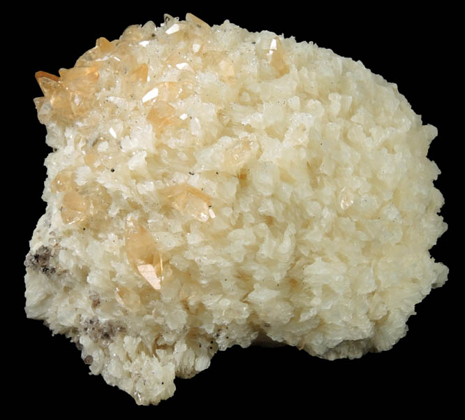 Barite with Calcite from Elmwood Mine, Carthage, Smith County, Tennessee