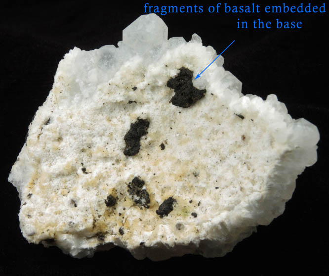 Analcime over Stilbite from Two-Hug Quarry, King's Valley, Benton County, Oregon