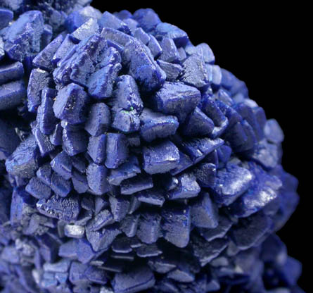 Azurite nodule from La Sal District, San Juan County, Utah