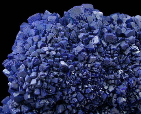 Azurite nodule from La Sal District, San Juan County, Utah