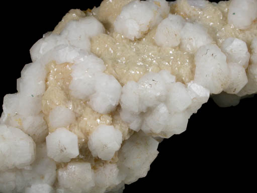 Aragonite var. Tarnowitzite on Dolomite from Tsumeb Mine, Otavi-Bergland District, Oshikoto, Namibia