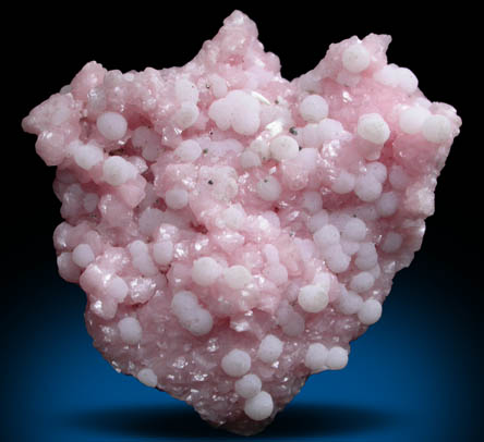 Rhodochrosite with Calcite from Idarado Mine, Ouray District, San Miguel County, Colorado