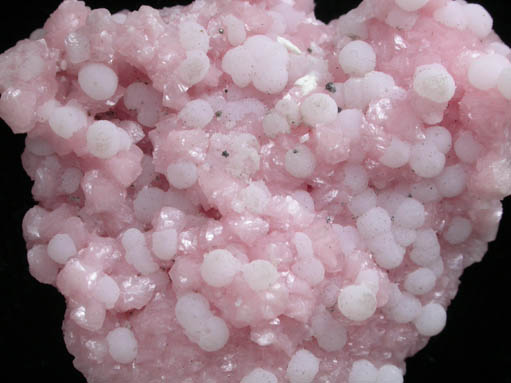 Rhodochrosite with Calcite from Idarado Mine, Ouray District, San Miguel County, Colorado