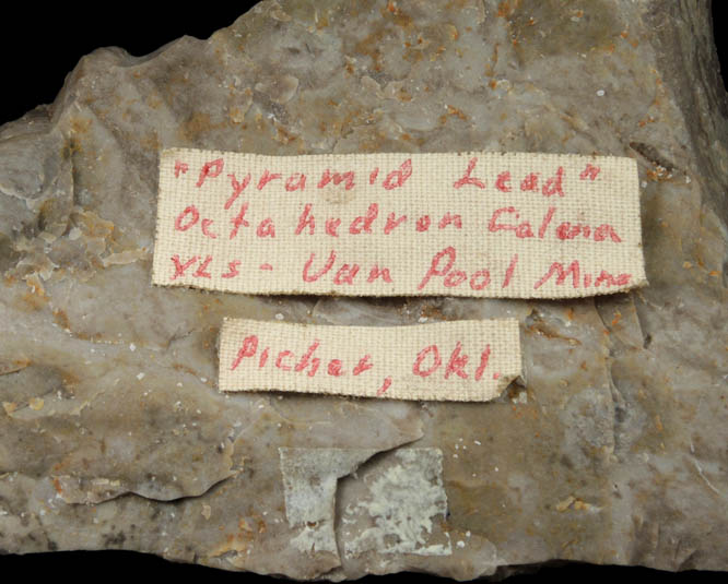 Galena from Van Pool Mine, Tri-State District, Ottawa County, Oklahoma