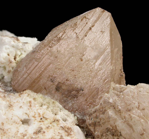 Powellite with Stilbite from Nashik District, Maharashtra, India