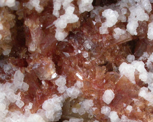 Stellerite with Calcite from Rssing, 70 km northeast of Swakopmund, Namibia