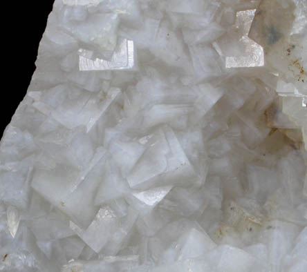 Quartz var. Chalcedony pseudomorphs after Fluorite from Chuckwalla Mountains, Riverside County, California