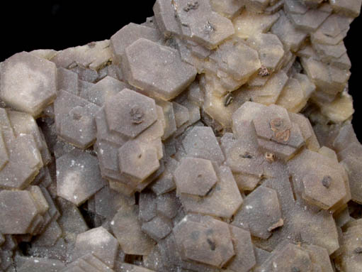 Quartz pseudomorphs after Calcite from Schneeberg District, Erzgebirge, Saxony, Germany