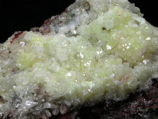 Cerussite var. Chrome-Cerussite from C and B Mine, Gila County, Arizona