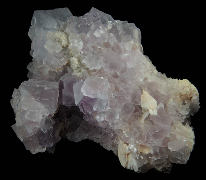 Fluorite with Barite from Caravia-Berbes District, Asturias, Spain