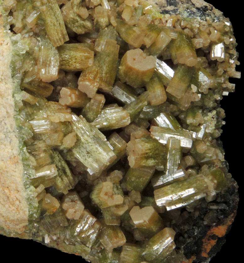 Pyromorphite from Cerro Canaleja, Santa Eufemia, Crdoba, Spain