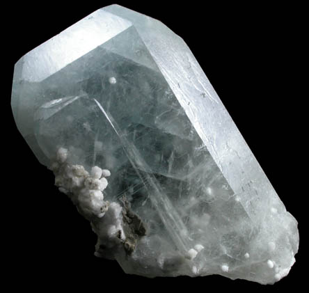 Celestine with Quartz from Ottawa Silica Company Quarry, Rockwood, Monroe County, Michigan