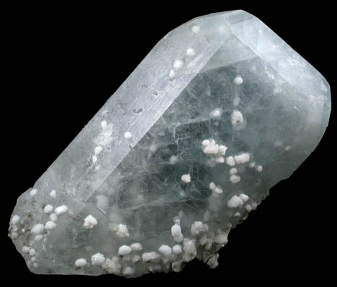 Celestine with Quartz from Ottawa Silica Company Quarry, Rockwood, Monroe County, Michigan