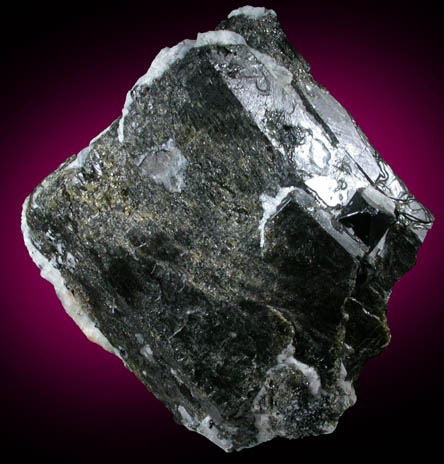 Spinel var. Ferroan Spinel on Forsterite from Ratnapura District, Sabaragamuwa Province, Sri Lanka