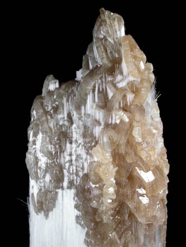 Calcite and Ulexite from U.S. Borax Mine open pit, Kramer District, Kern County, California