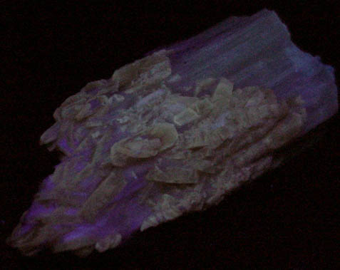 Calcite and Ulexite from U.S. Borax Mine open pit, Kramer District, Kern County, California