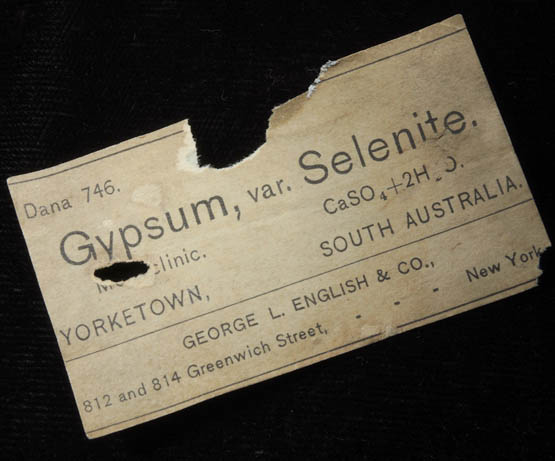 Gypsum from Yorketown, South Australia, Australia