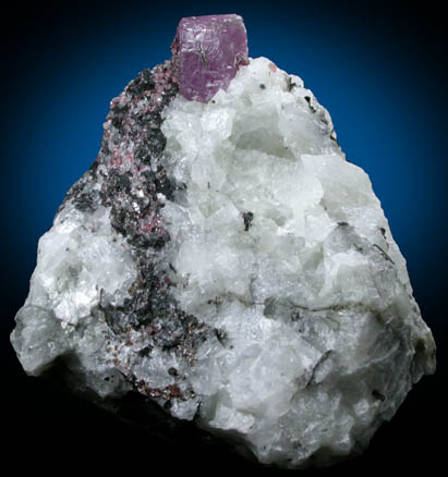 Corundum var. Ruby from Khit Ostrov, Karelia, Russia