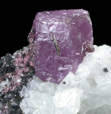 Corundum var. Ruby from Khit Ostrov, Karelia, Russia