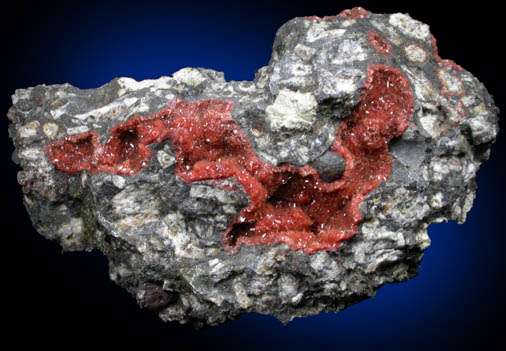 Heulandite from Earlsburn, 12 km southwest of Stirling, Scotland