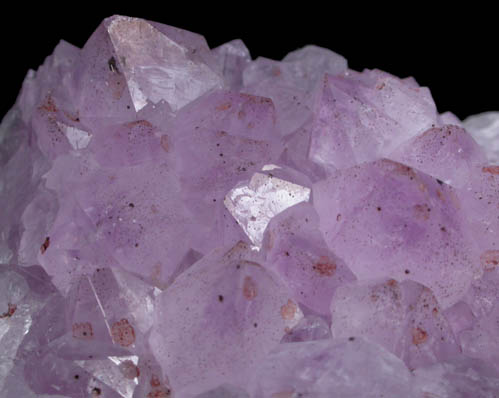 Quartz var. Amethyst Quartz with Hematite from Height's Lodge Pocket, Screel Hill, Dumfries & Galloway, Scotland