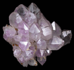 Quartz var. Amethyst on Albite from Intergalactic Pit, Deer Hill, Stow, Oxford County, Maine