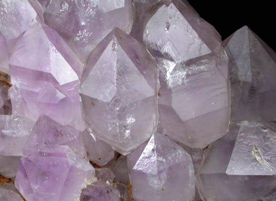 Quartz var. Amethyst on Albite from Intergalactic Pit, Deer Hill, Stow, Oxford County, Maine