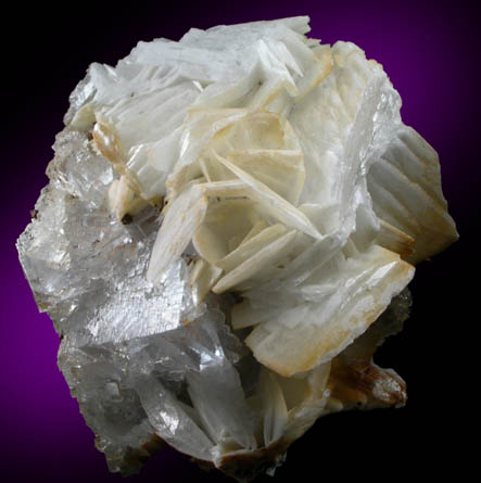 Barite on Fluorite from Caravia-Berbes District, Asturias, Spain