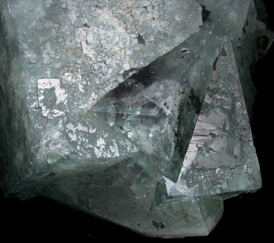 Fluorite (interpenetrant-twinned crystals) from Heights Mine, Westgate, Weardale District, County Durham, England