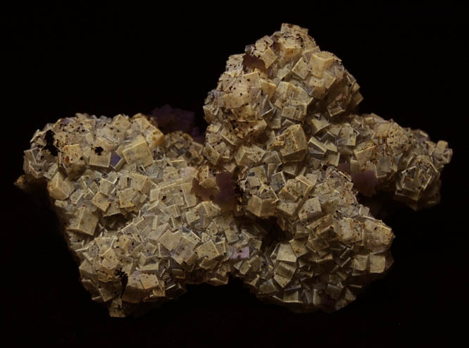 Fluorite with Dolomite and Goethite from Moscona Mine, Solis, Villabona District, Asturias, Spain