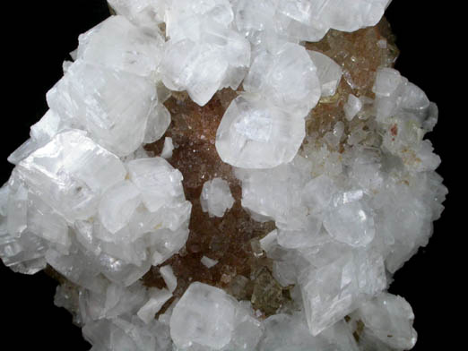 Calcite over Fluorite from Villabona District, Asturias, Spain