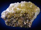 Mimetite on Dolomite-Calcite from Mapimi District, Durango, Mexico
