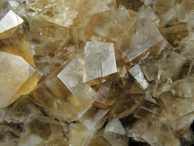 Fluorite (interpenetrant-twinned crystals) from Billing Hills Mine, Eastgate, Weardale, County Durham, England