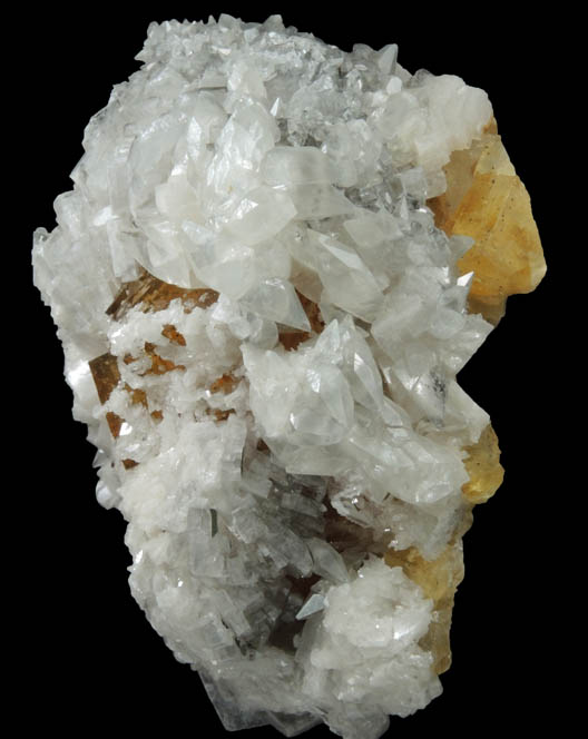 Fluorite with Calcite and Barite from Moscona Mine, Solis, Villabona District, Asturias, Spain