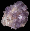 Fluorite over Quartz from Berbes Mine, Caravia-Berbes District, Asturias, Spain