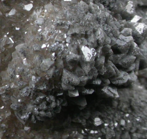 Todorokite on Colemanite from Corkscrew Mine, Furnace Creek District, Inyo County, California