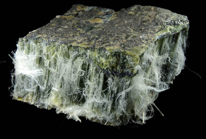 Clinochrysotile from Thetford Mines, Qubec, Canada