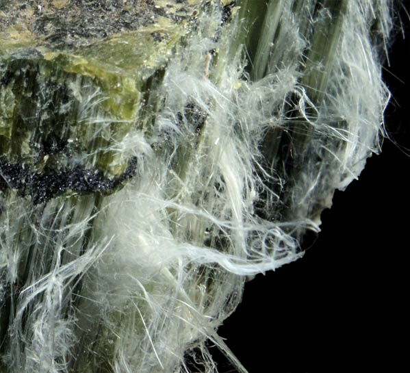 Clinochrysotile from Thetford Mines, Qubec, Canada