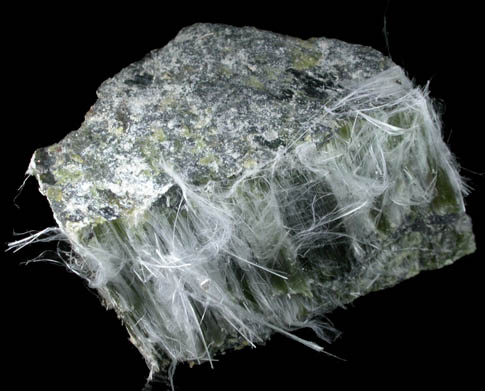 Clinochrysotile from Thetford Mines, Qubec, Canada