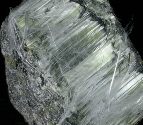 Clinochrysotile from Thetford Mines, Qubec, Canada