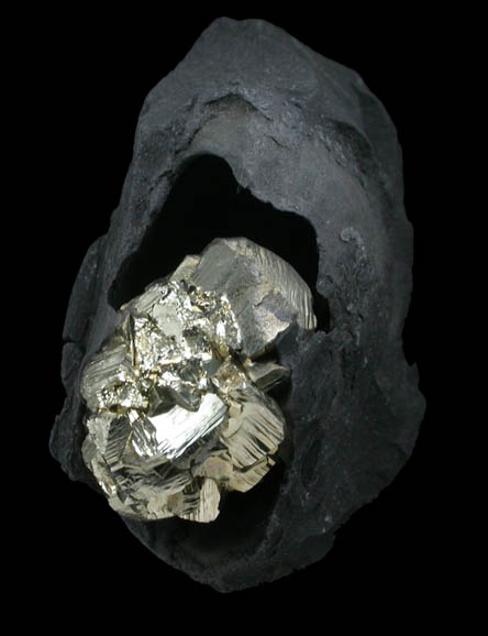 Pyrite from Serre-Ponçon, Provence-Alpes-Côte d'Azur, France