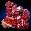 Vanadinite from Mibladen, Haute Moulouya Basin, Zeida-Aouli-Mibladen belt, Midelt Province, Morocco