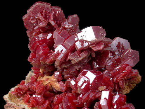 Vanadinite from Mibladen, Haute Moulouya Basin, Zeida-Aouli-Mibladen belt, Midelt Province, Morocco