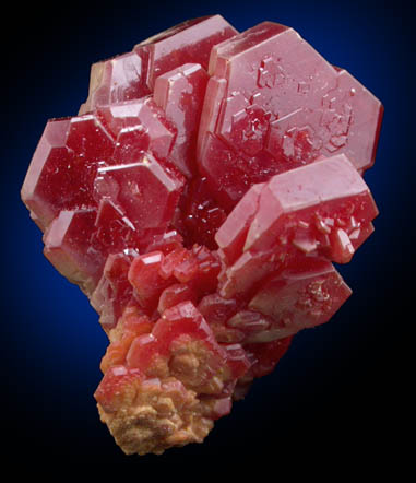 Vanadinite from Mibladen, Haute Moulouya Basin, Zeida-Aouli-Mibladen belt, Midelt Province, Morocco