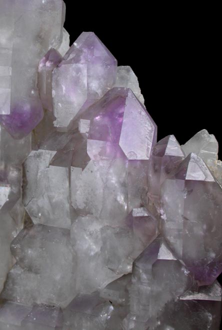 Quartz (Amethyst-Smoky Parallel Formation) from Little Gem Mine, Upper Rader Creek, Jefferson County, Montana